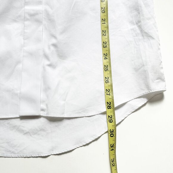 Alexander McQueen Men’s Long Sleeved Button Down Shirt White Size 15 NEW NWT - Picture 13 of 14